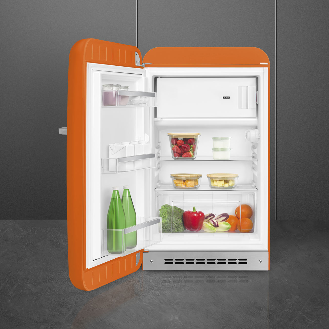 Orange refrigerator - Smeg_6