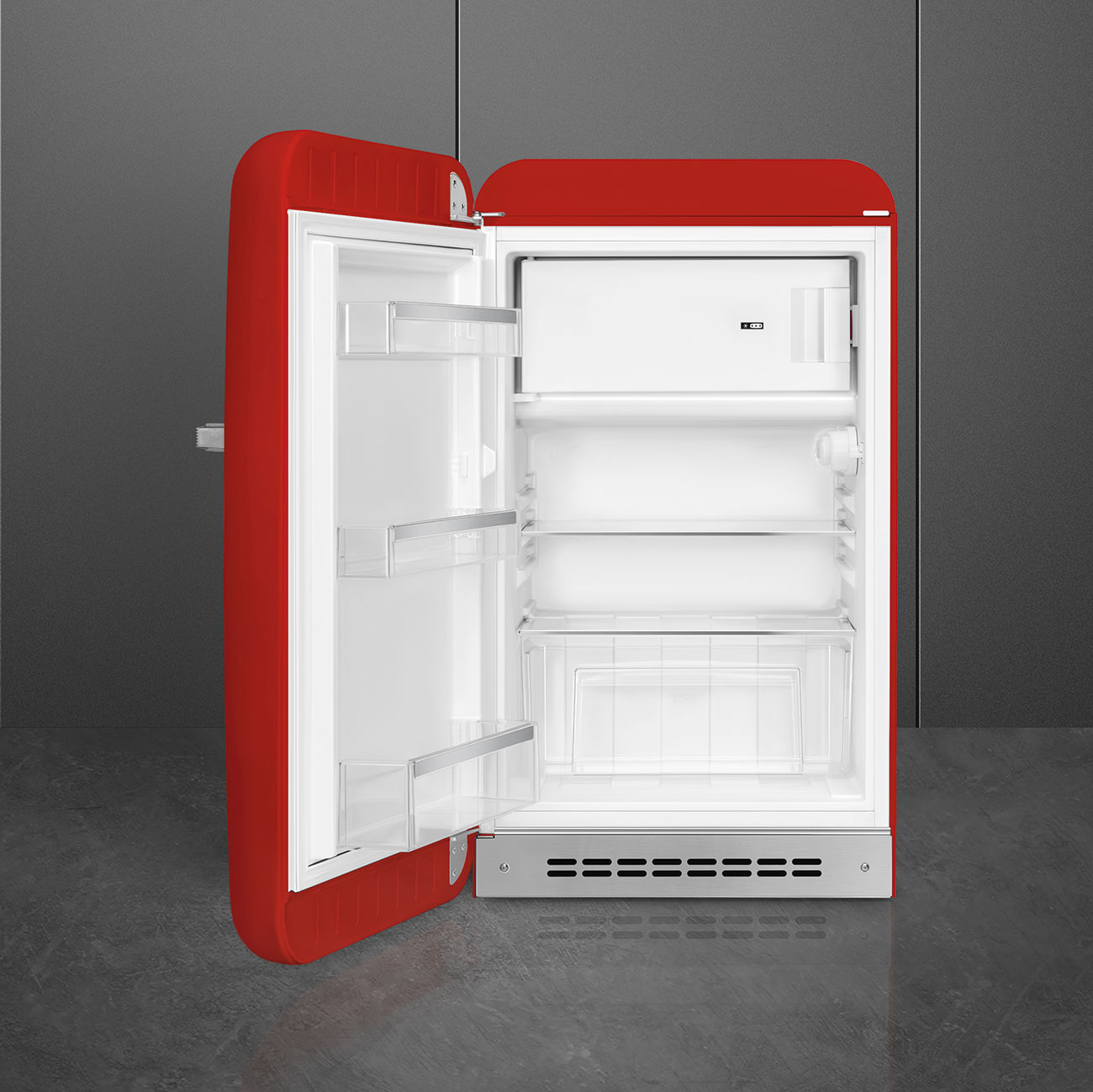 Smeg | Frittstående Kjøleskap Rød - FAB10LRD5_2