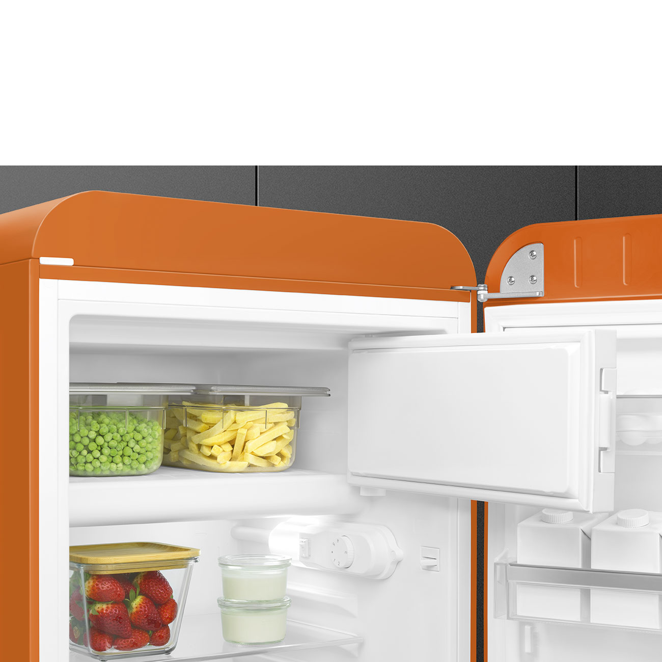 Smeg | Frittstående Kjøleskap Oransje - FAB10ROR5_10
