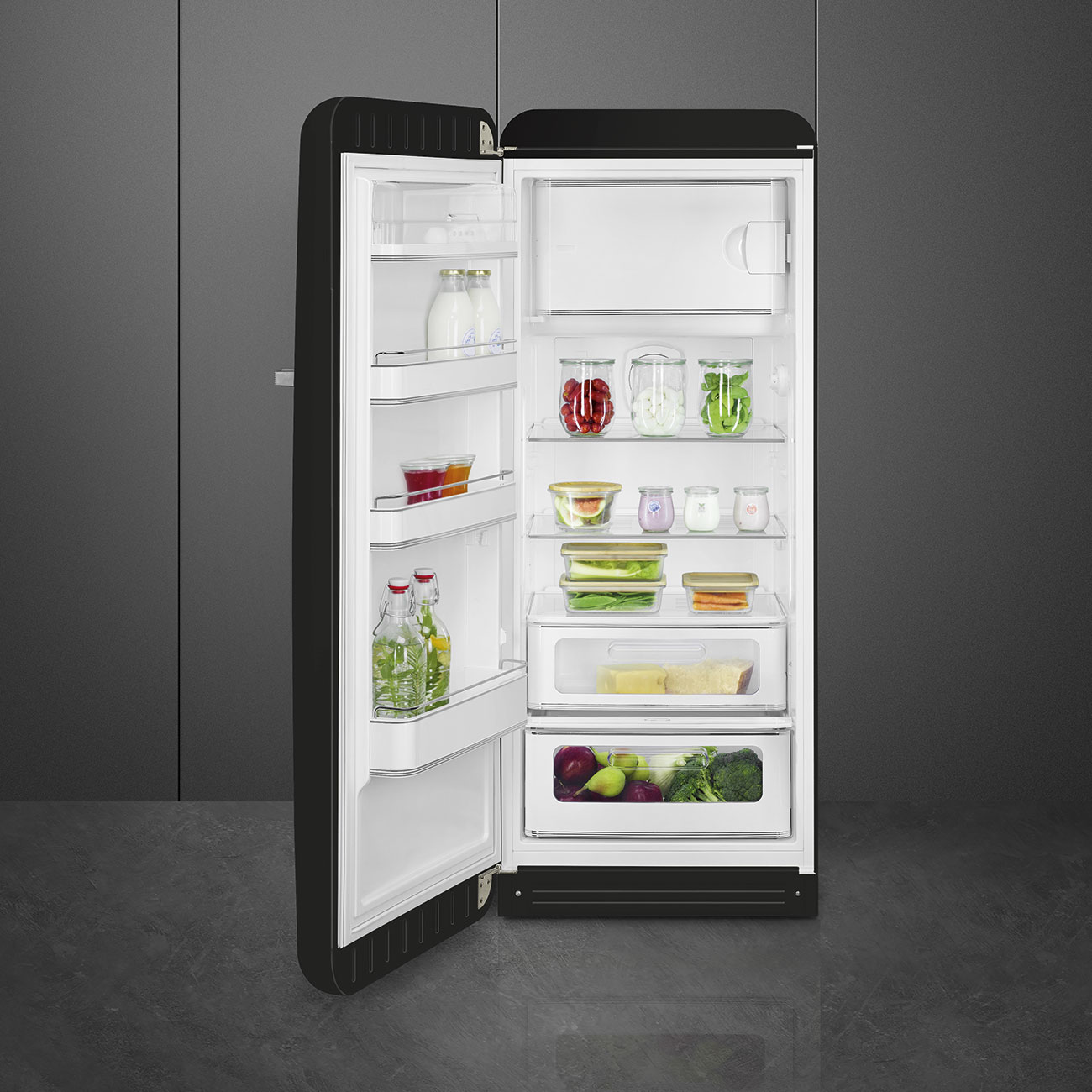 Zwart koelkast - Smeg_3