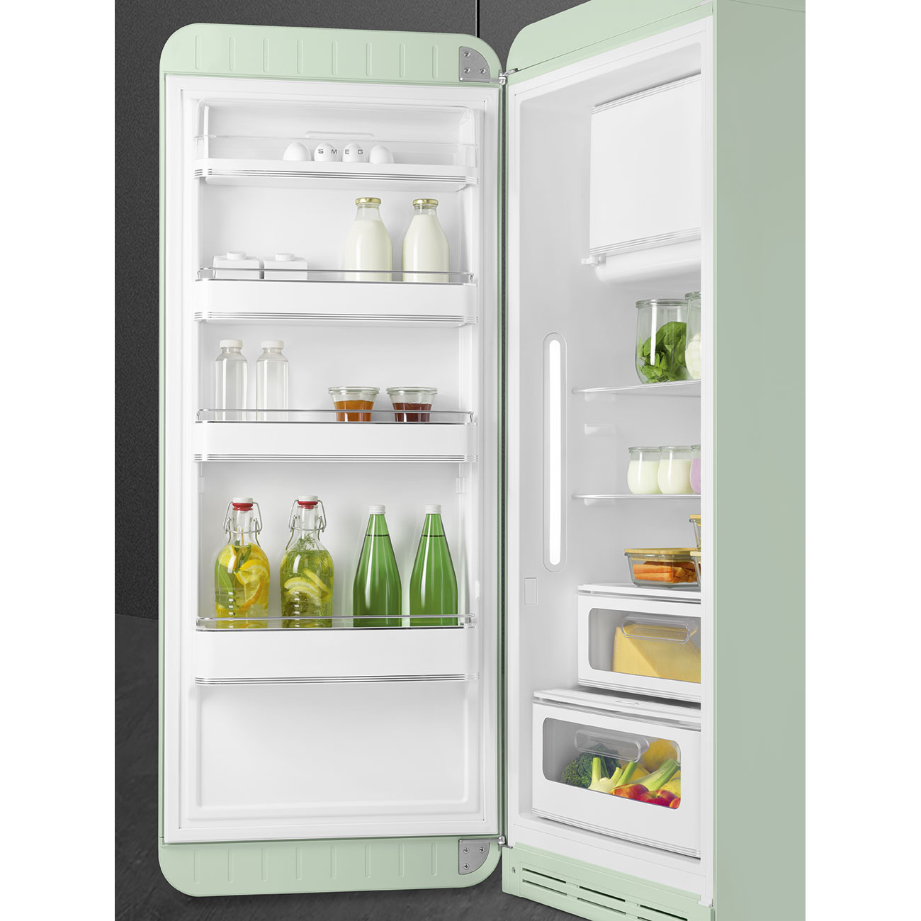 Pastel green refrigerator - Smeg_9