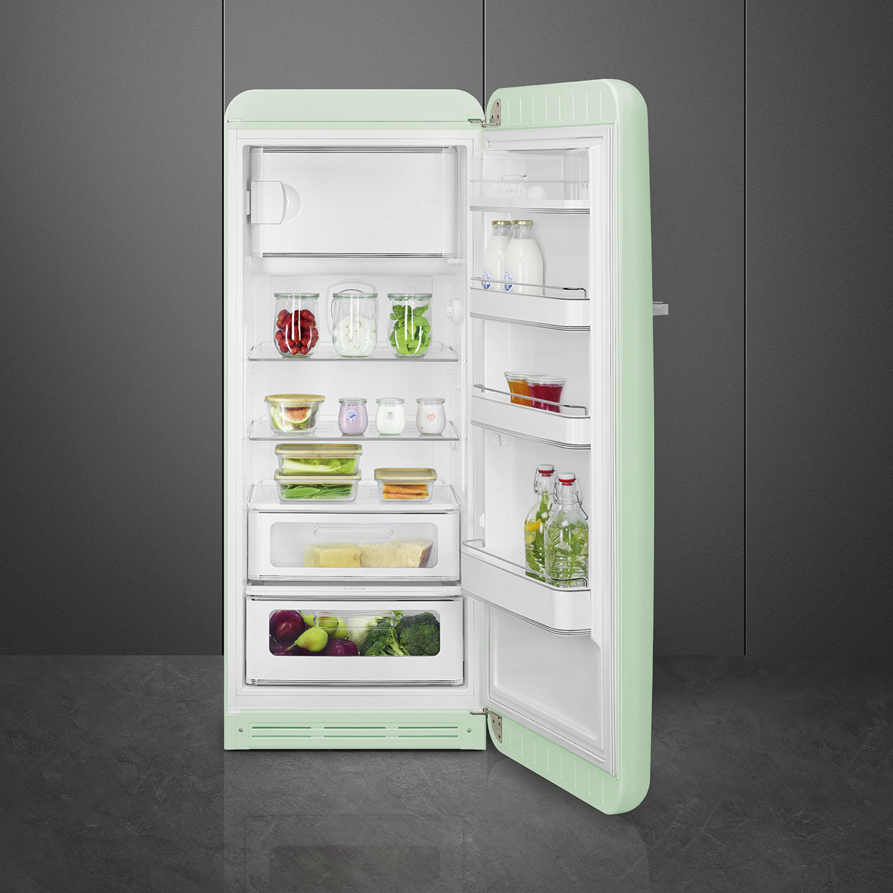 Pastel green refrigerator - Smeg_9