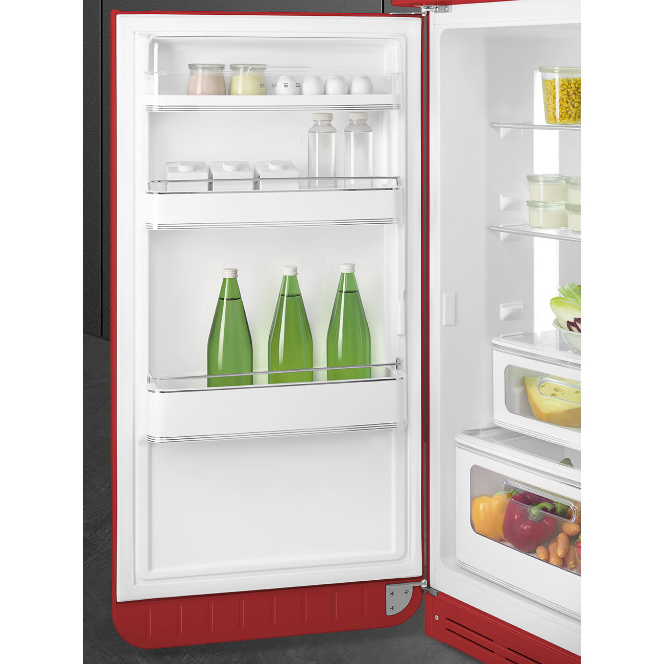 Rot Retro-Kühlschränke von Smeg_7