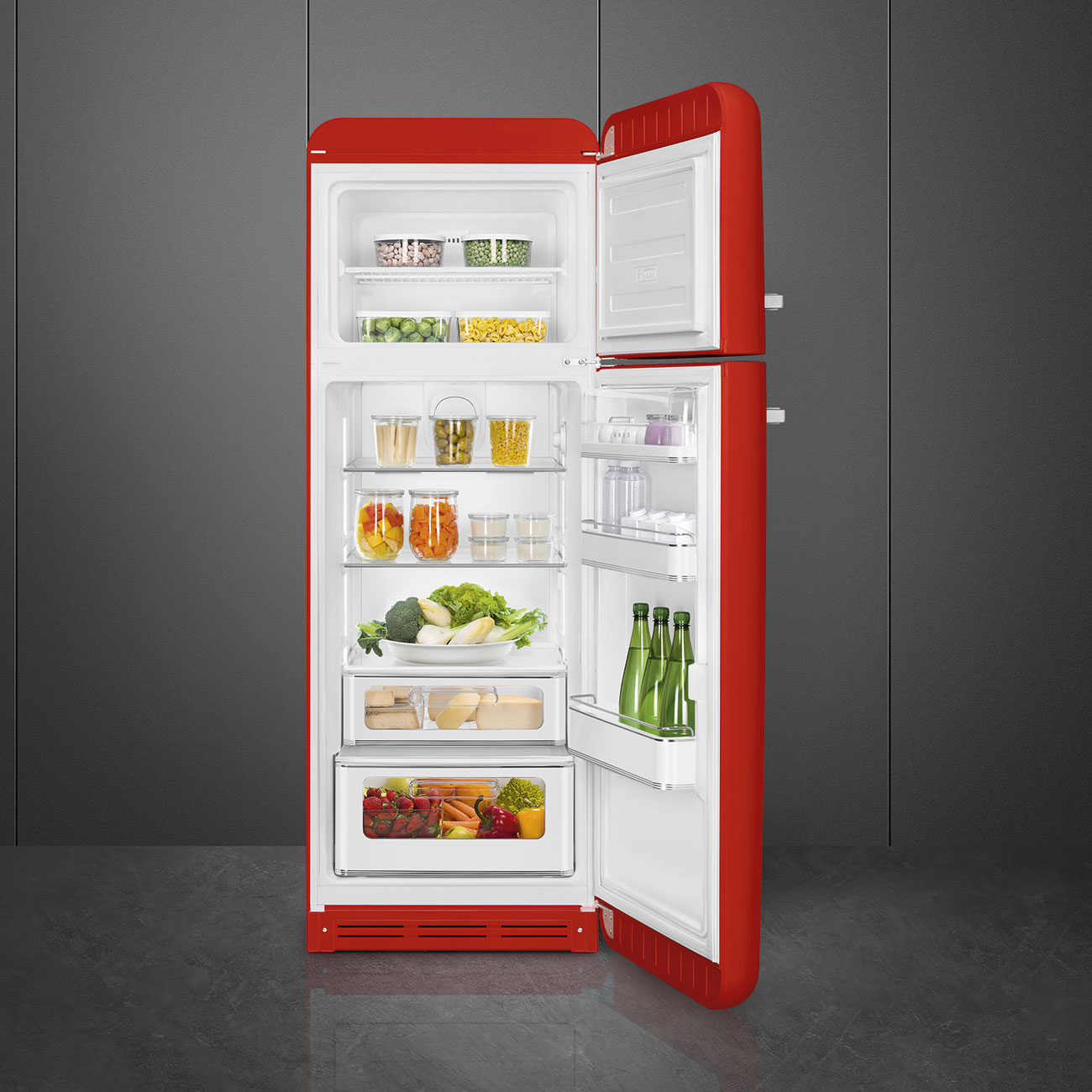 Rot Retro-Kühlschränke von Smeg_9