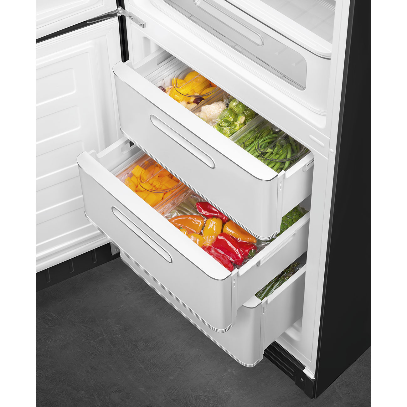 Schwarz Retro-Kühlschränke von Smeg_10