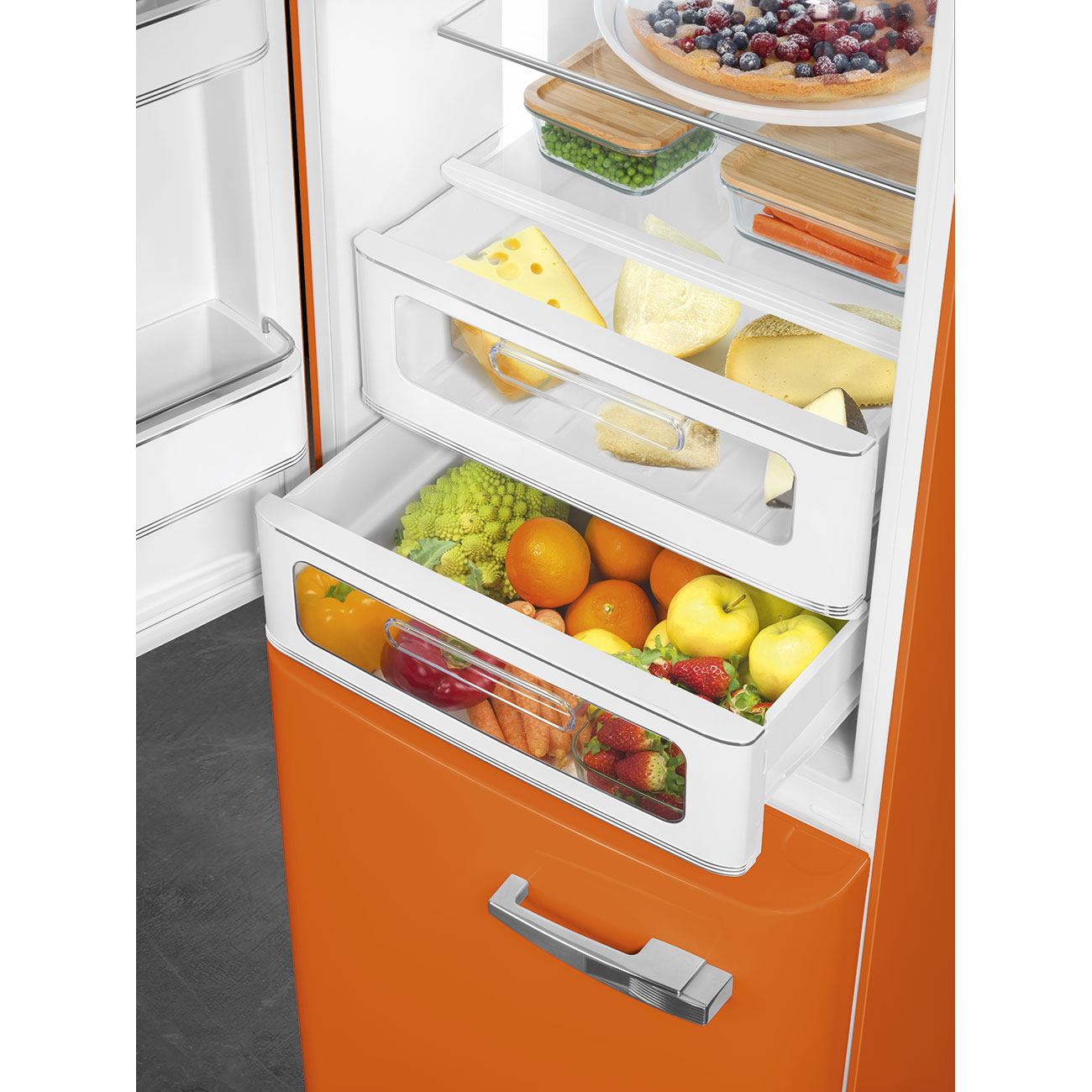 Oranje koelkast - Smeg_8