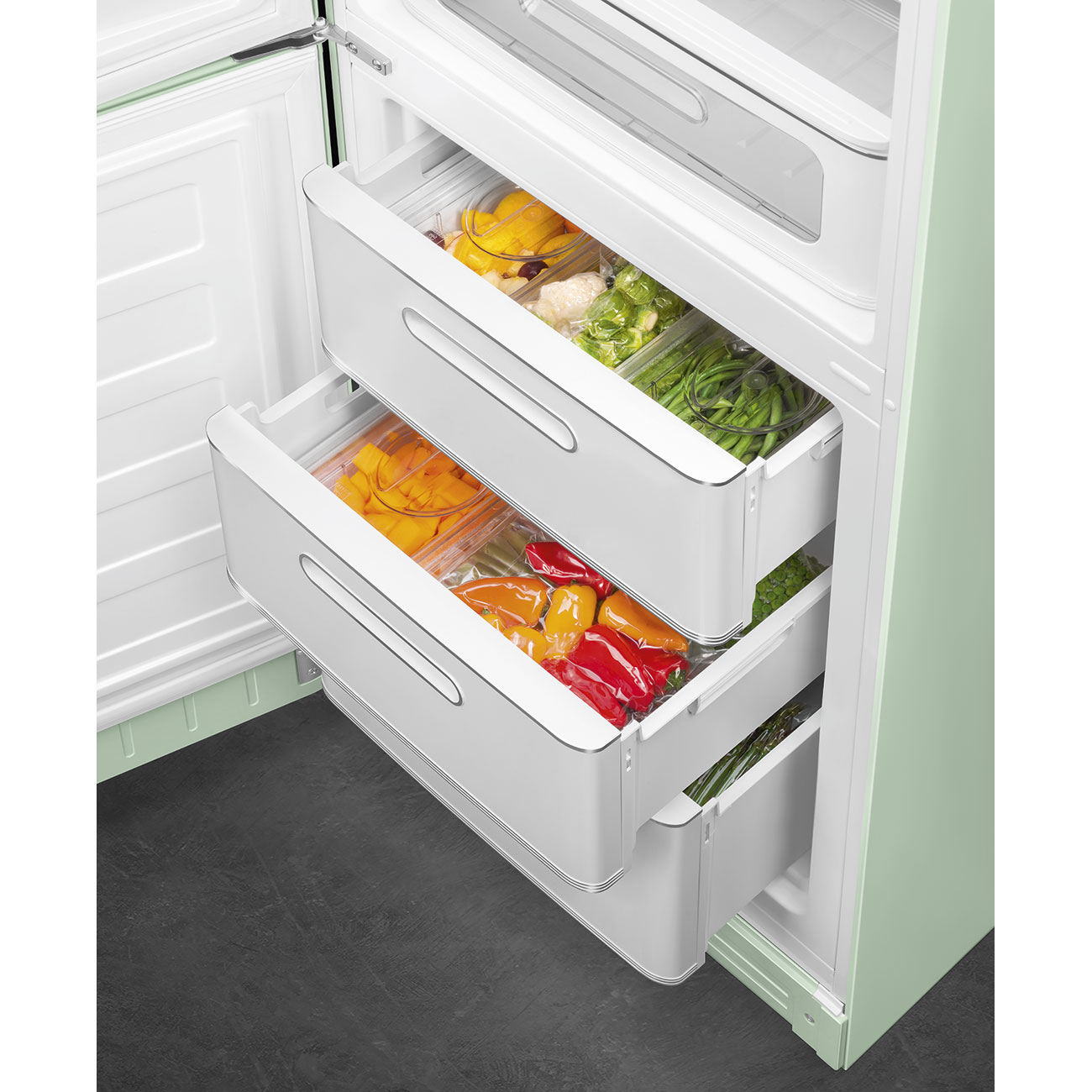 Pastellgrün Retro-Kühlschränke von Smeg_10