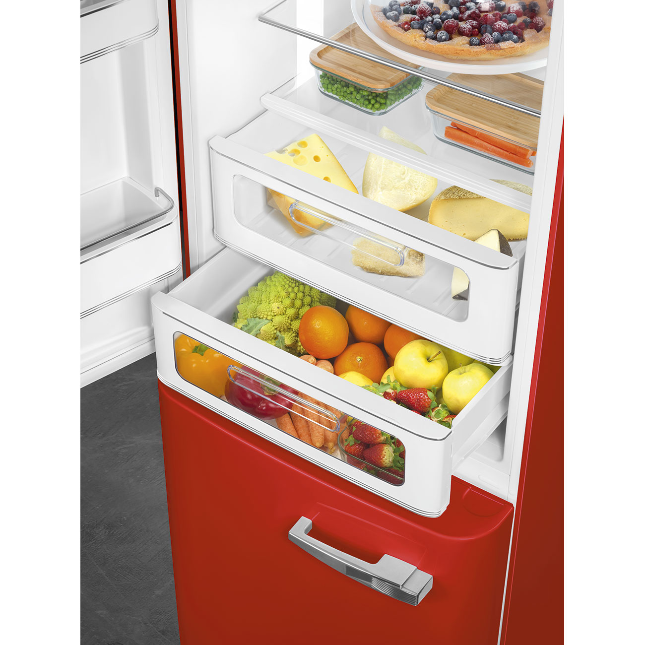 Red refrigerator - Smeg_8