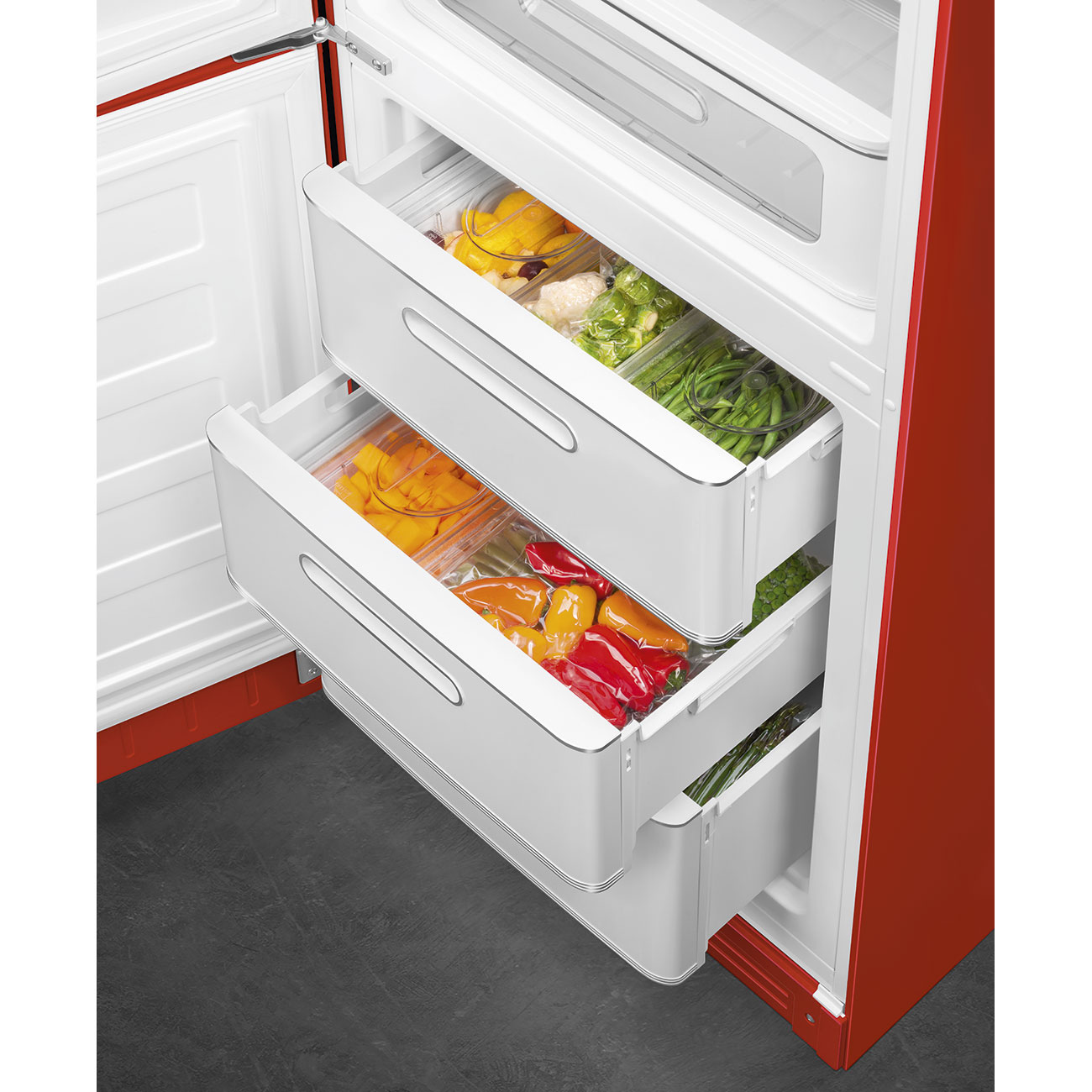 Rot Retro-Kühlschränke von Smeg_10
