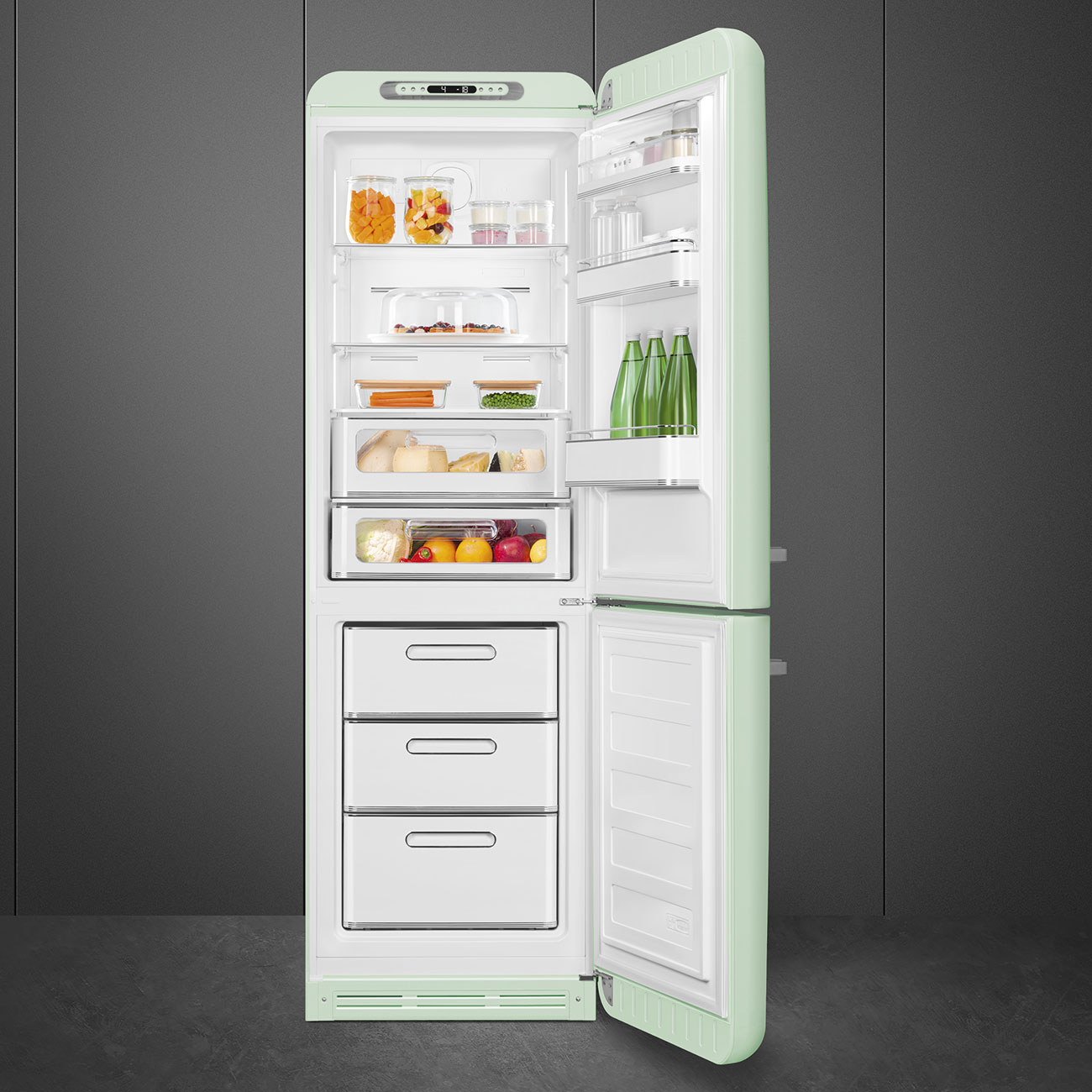 Pastellgrün Retro-Kühlschränke von Smeg_7