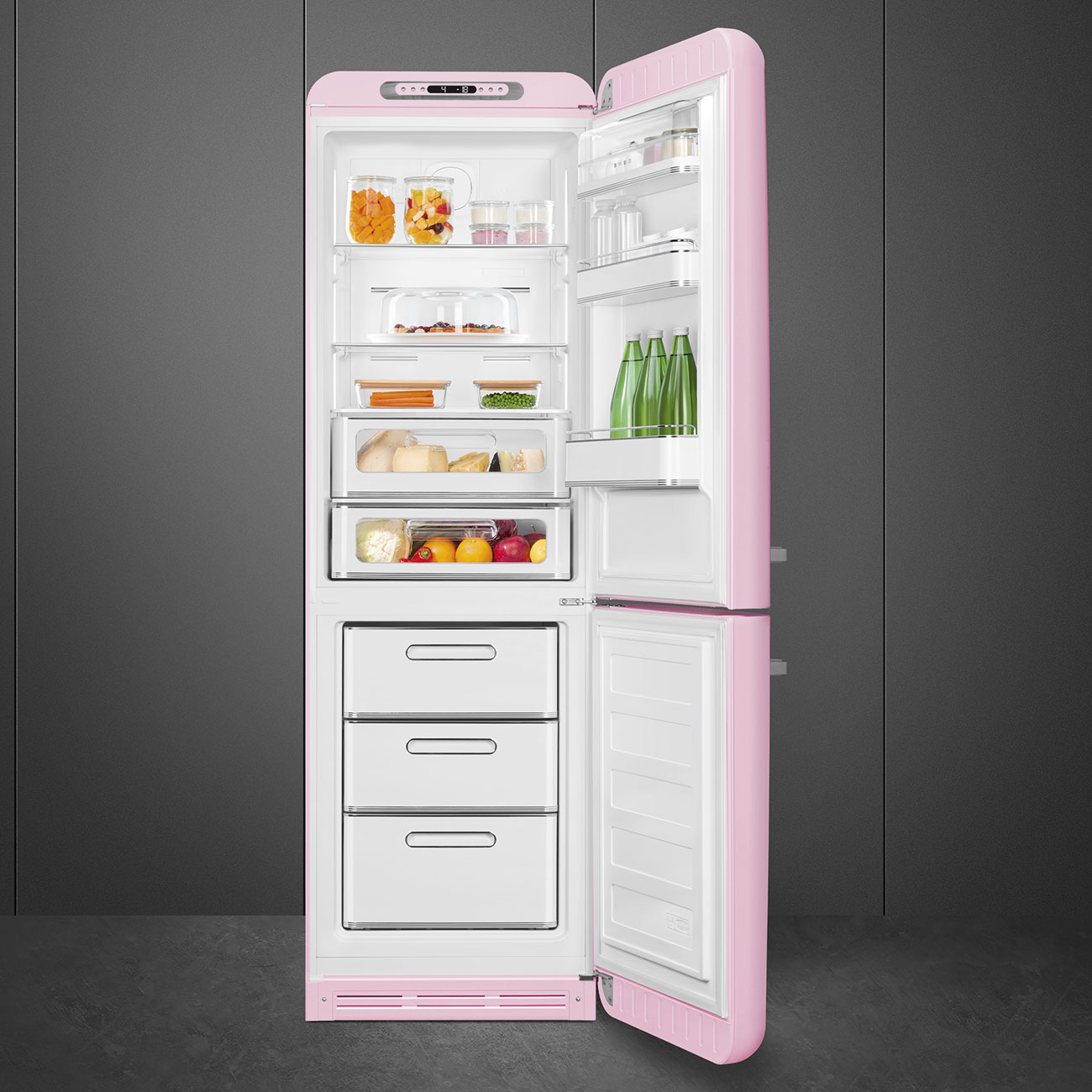 Cadillac Pink Retro-Kühlschränke von Smeg_7
