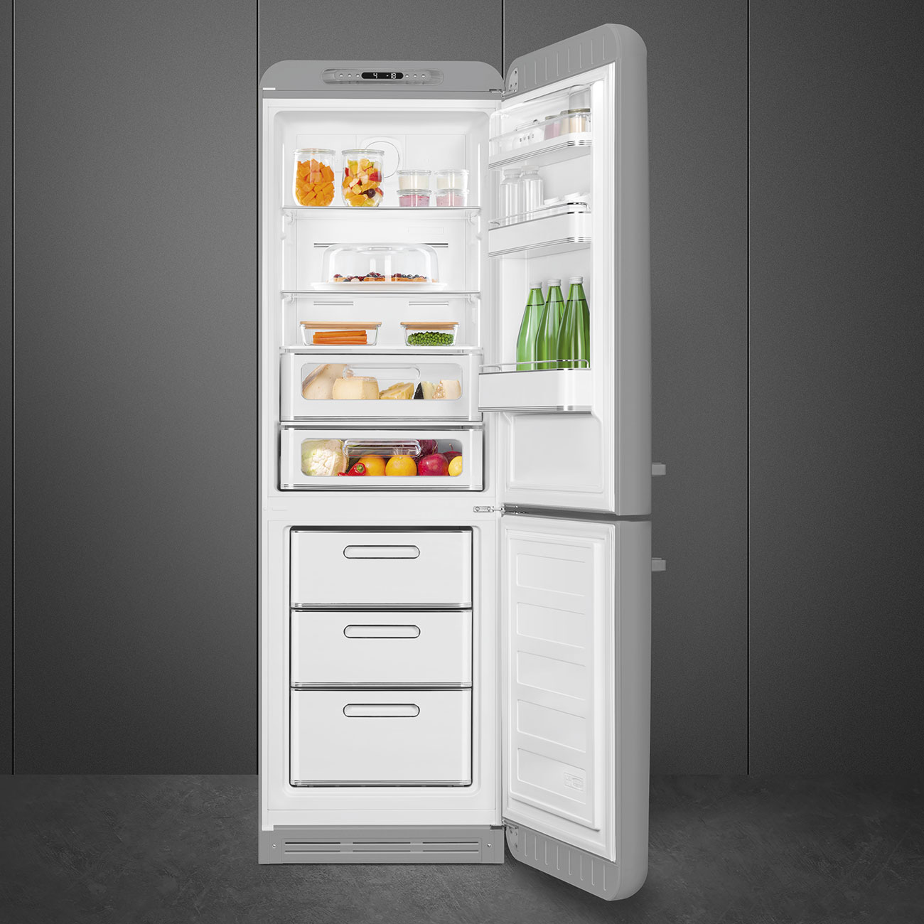 Silber Retro-Kühlschränke von Smeg_7