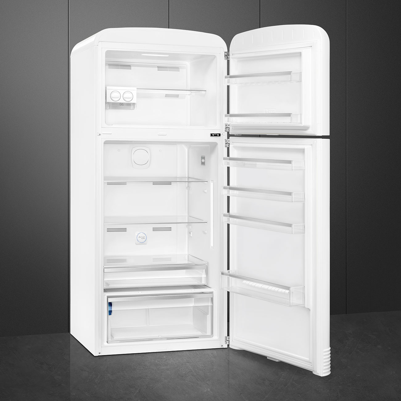 Weiß Retro-Kühlschränke von Smeg_5