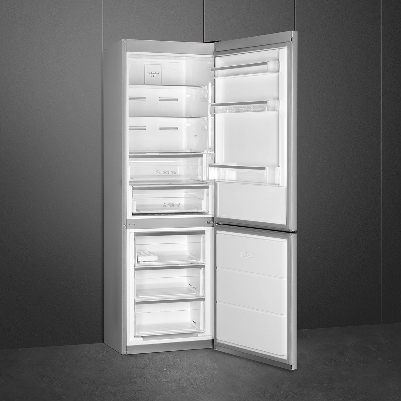 Bottom Mount Free standing refrigerator - Smeg_2