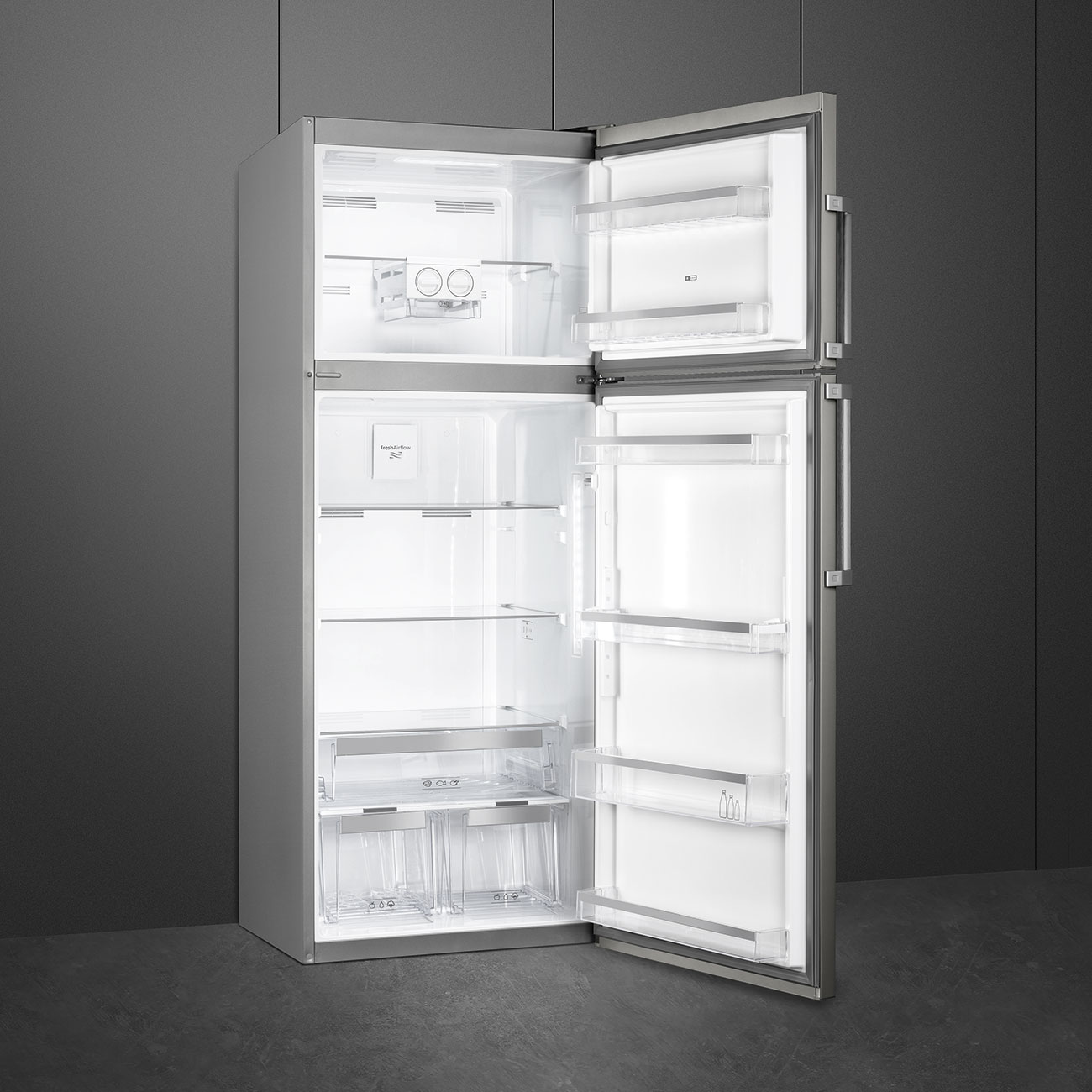 Double Door Free standing refrigerator - Smeg_2