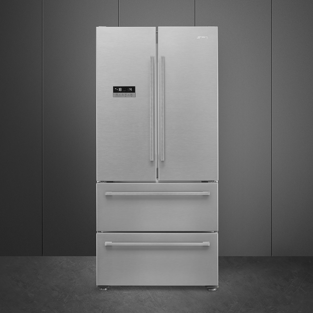 2 Doors & 2 Drawers Free standing refrigerator - Smeg_2