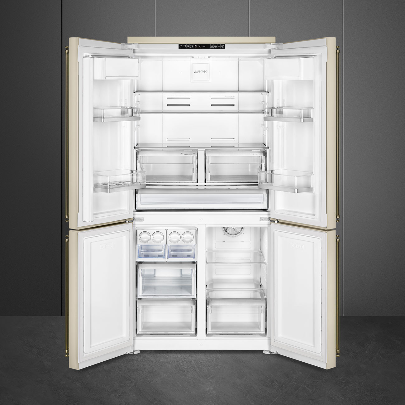 4 Doors Free standing refrigerator - Smeg_2