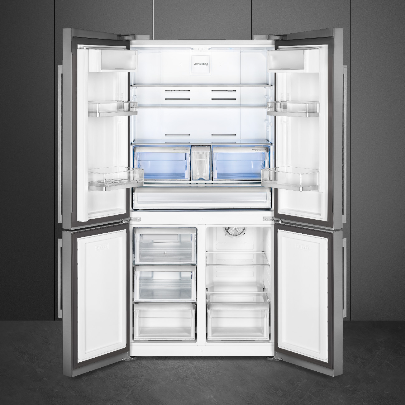 4 Doors Free standing refrigerator - Smeg_3