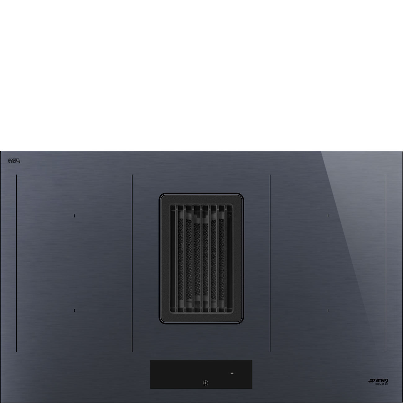 Induction with integrated hood Hob Smeg_1
