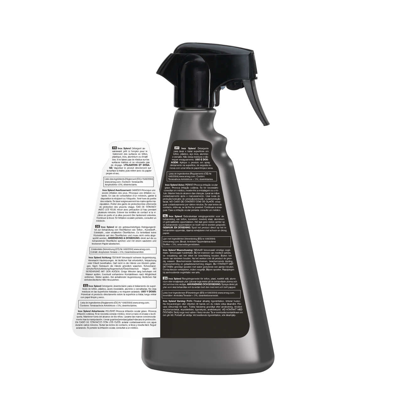 Detergente sanitizzante spray per superfici in acciaio a contatto con gli alimenti_3
