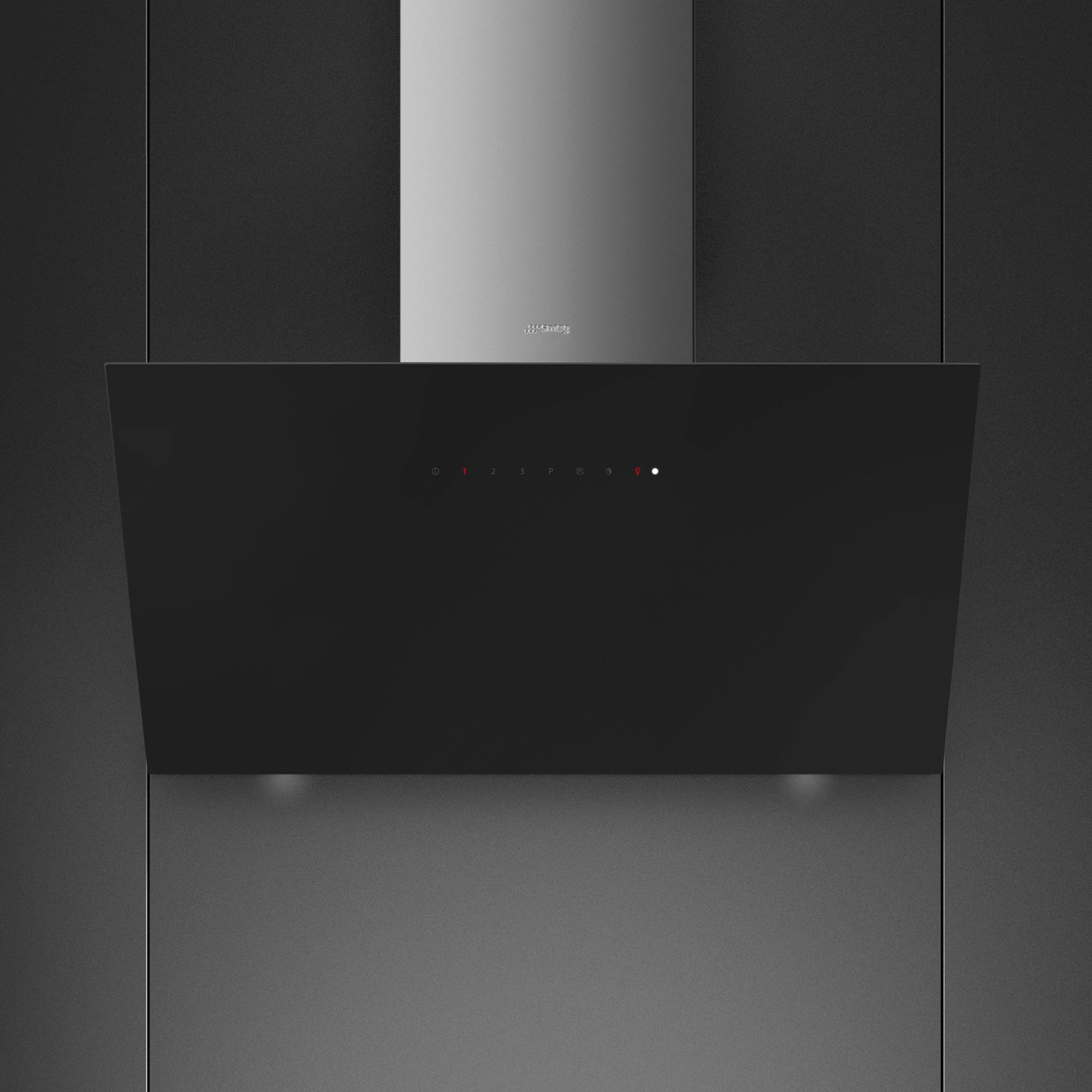 Smeg | Koristeellinen liesituuletin seinälle 90 cm Musta - KICV90BL_4