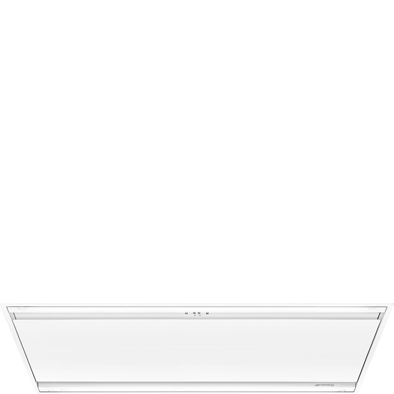120 cm Ceiling Cooker Hood in Matte White - Smeg KLT120LWHS_1