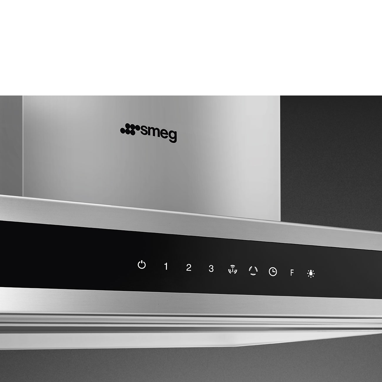 90 cm Island Cooker Hood in Stainless Steel and Glass - Smeg KLTI9L4X_4