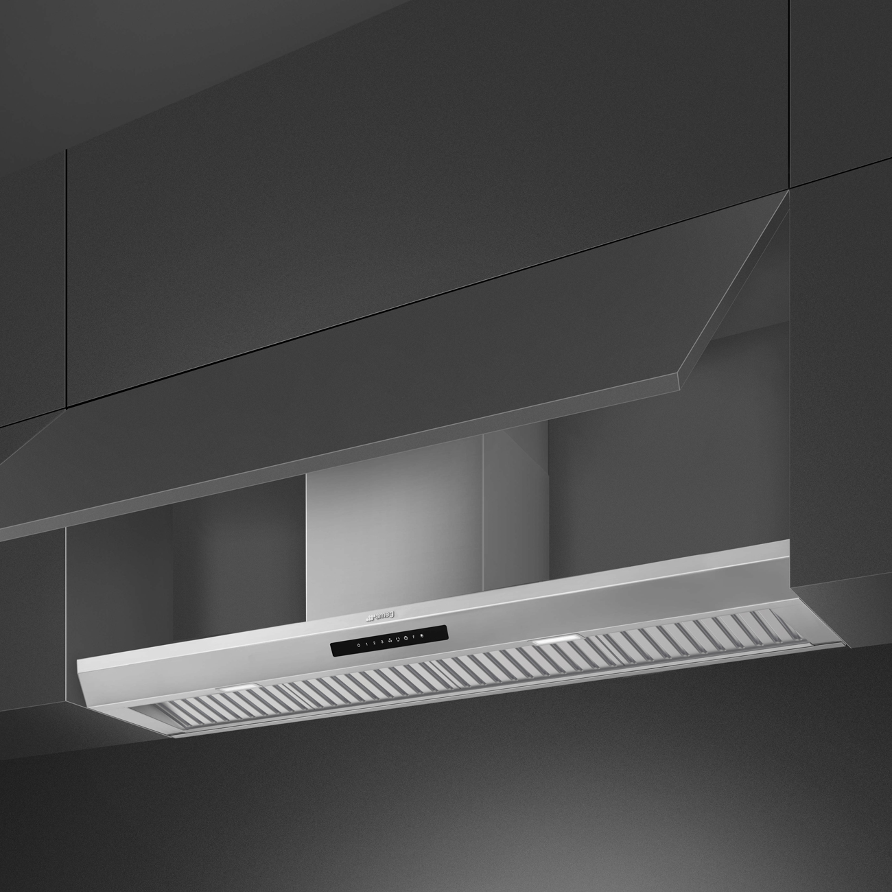 120 cm Canopy Cooker Hood in Stainless steel - Smeg KSGT124X_2