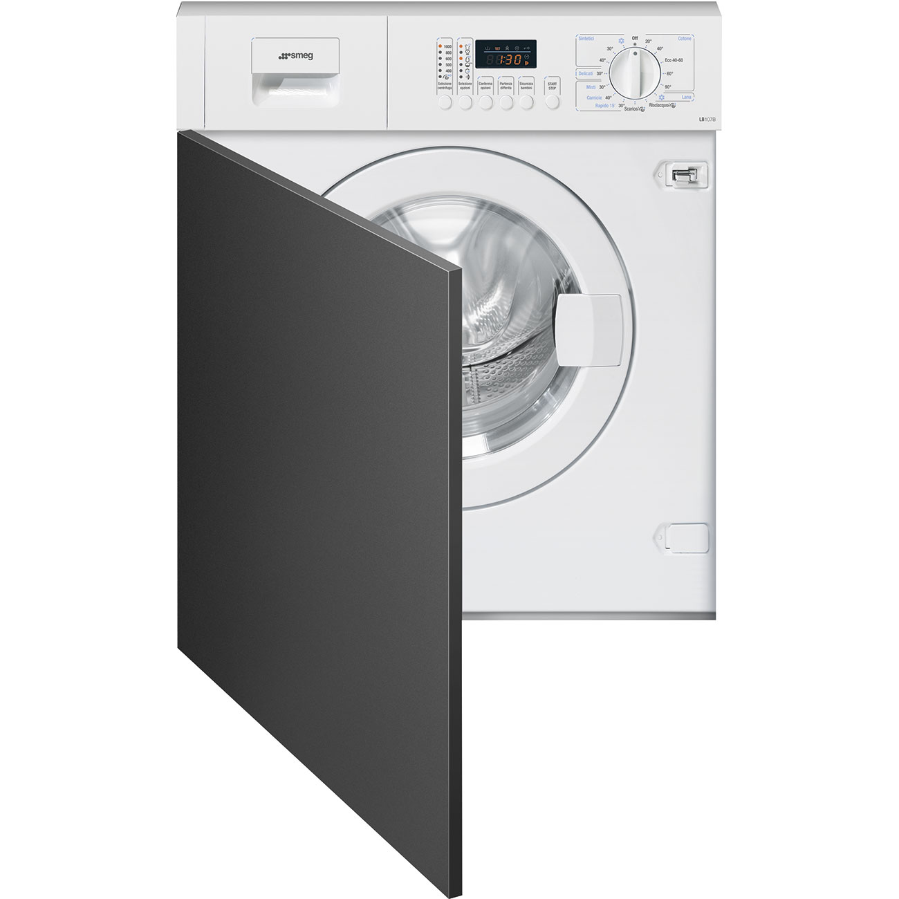 7 kg Partially- integrated built-in washing machine Smeg_1