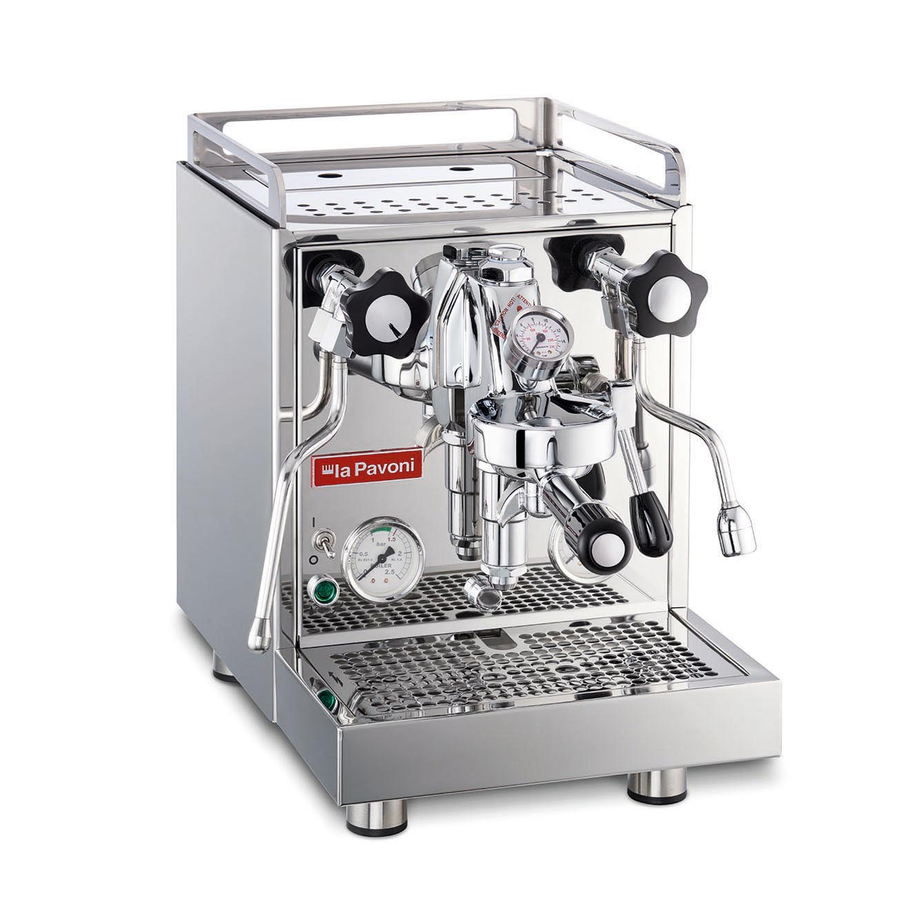 La Pavoni | Semi-profesjonell espressomaskin Rustfritt stål - LPSCOV01NO_1