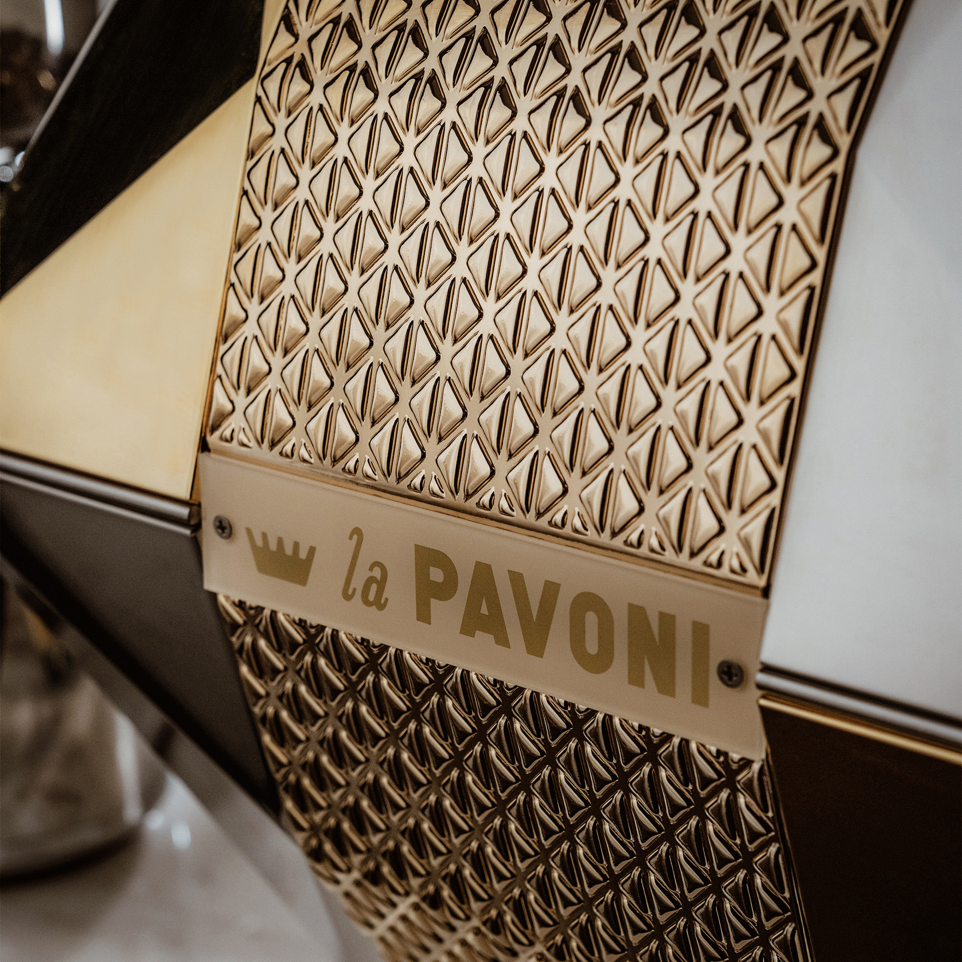 La Pavoni | Semi-Professionel Kaffemaskine Rustfrit stål og guld - LPSDIG03EU_9