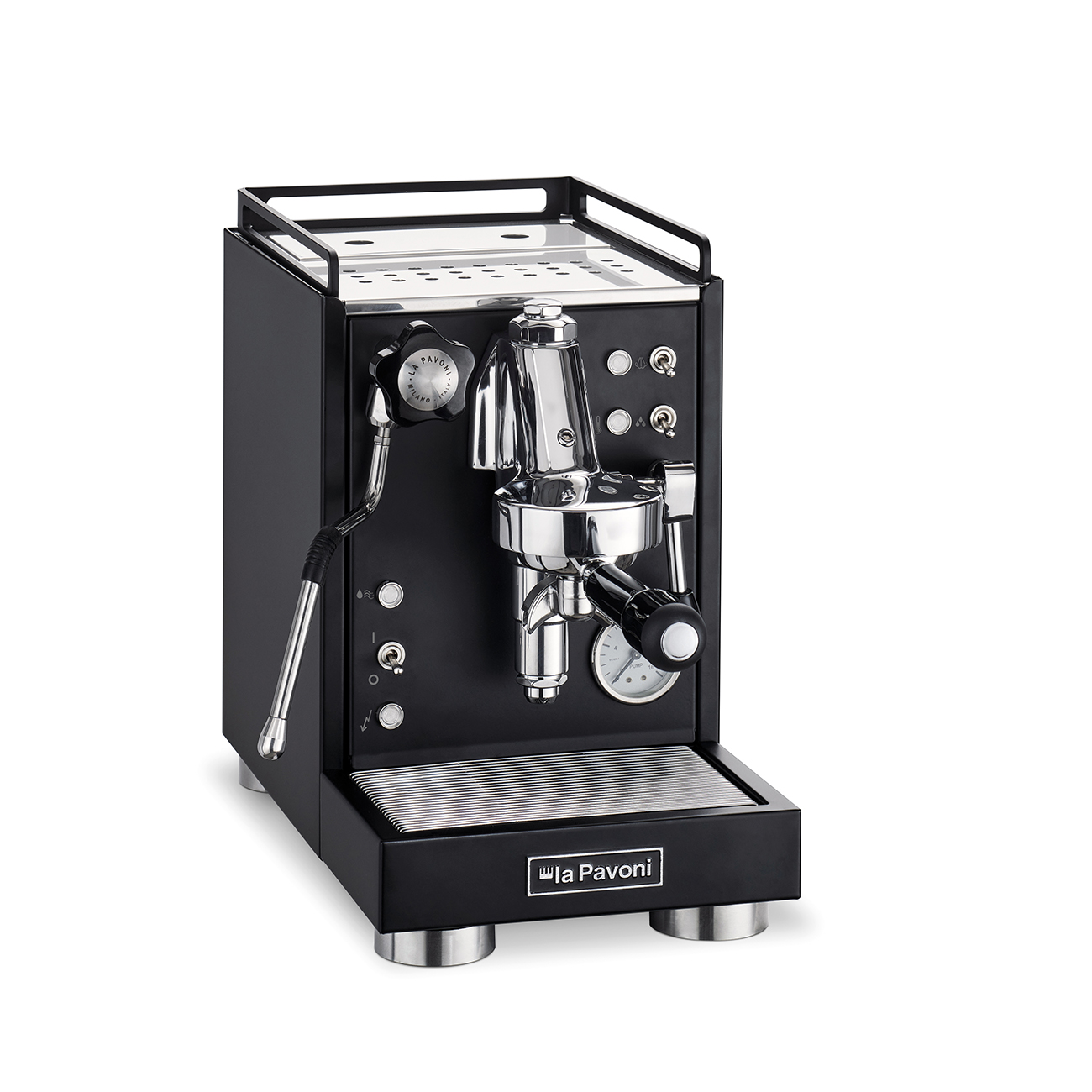 La Pavoni | Semiprofessionell kaffemaskin Svart - LPSMCB01EU_1