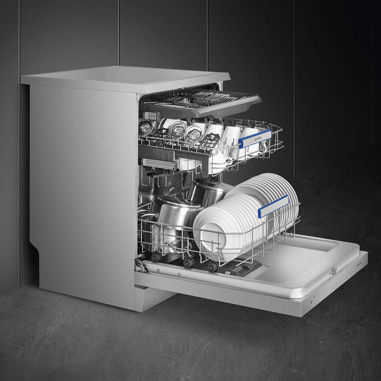Free-standing dishwasher 60 cm Smeg_2