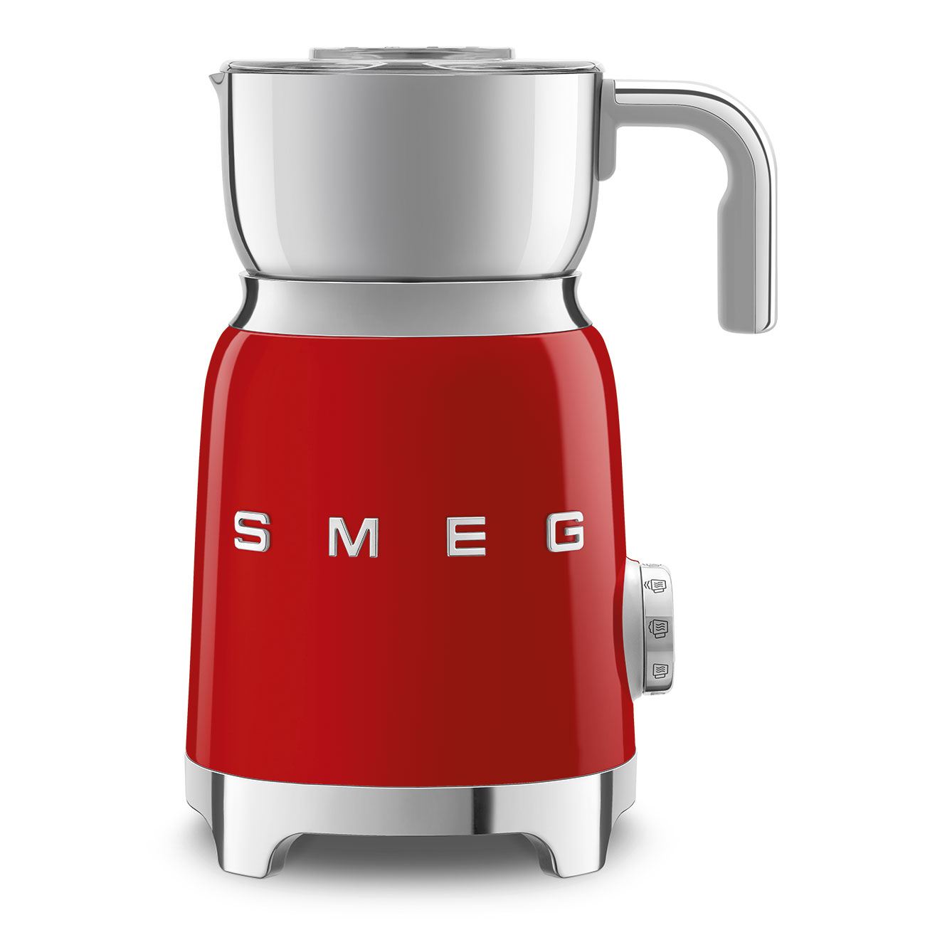 Red Milk Frother MFF01RDSA Smeg_1