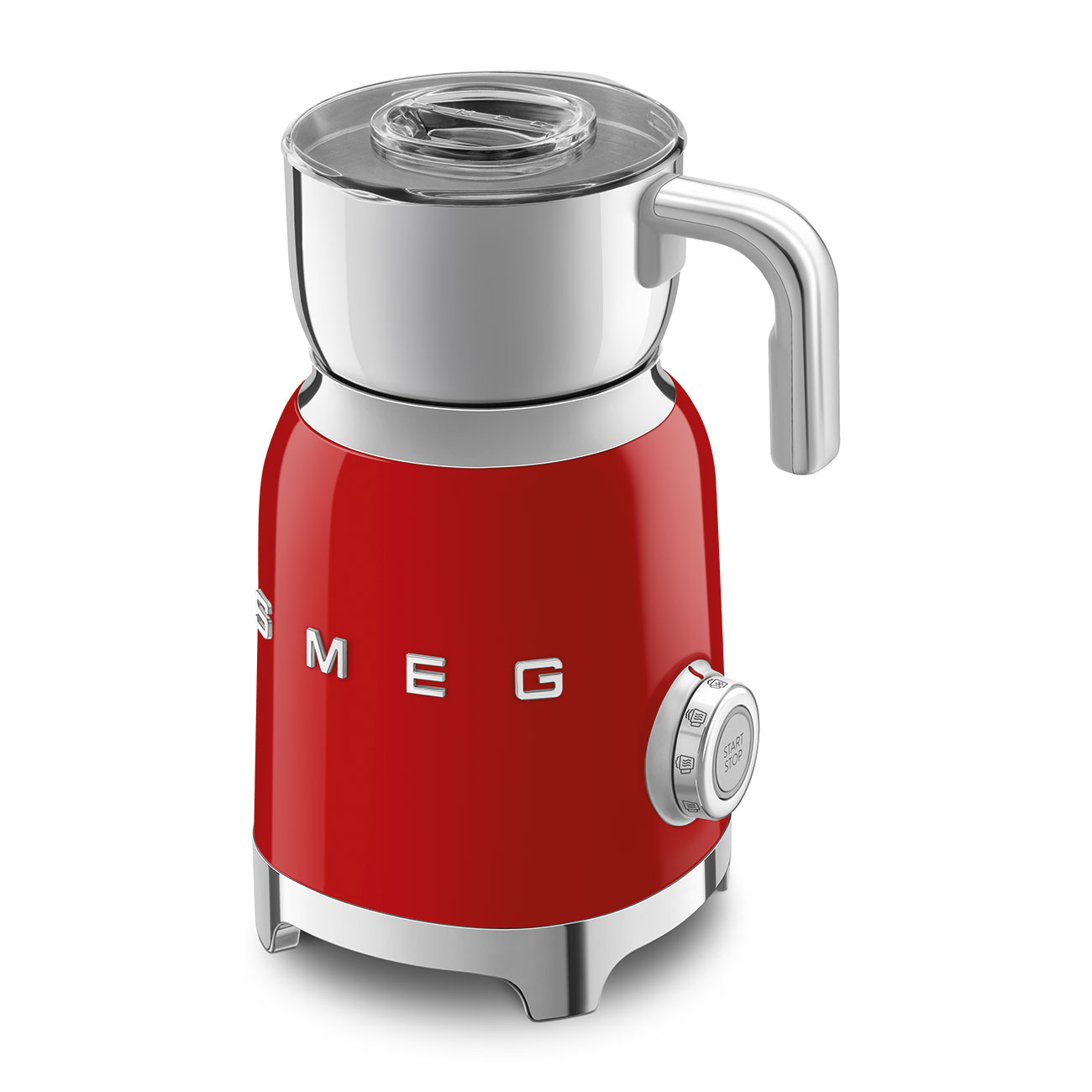 Red Milk Frother MFF01RDSA Smeg_3