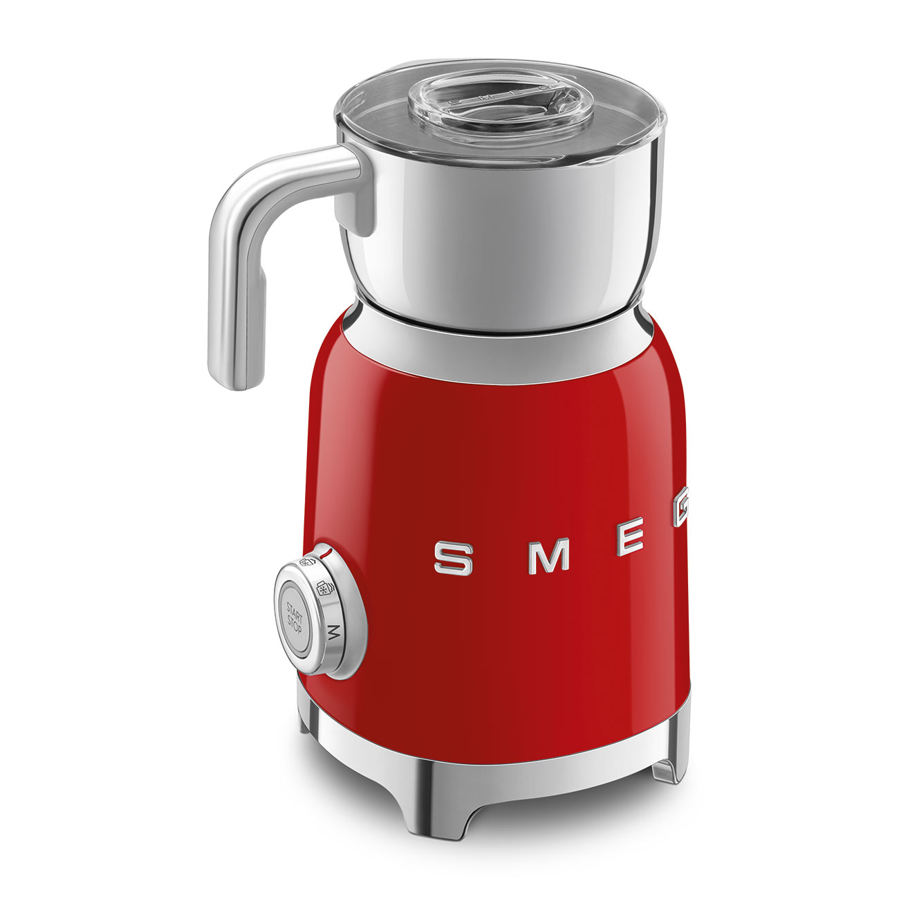Smeg MFF01RDUK Milk Frother, Red