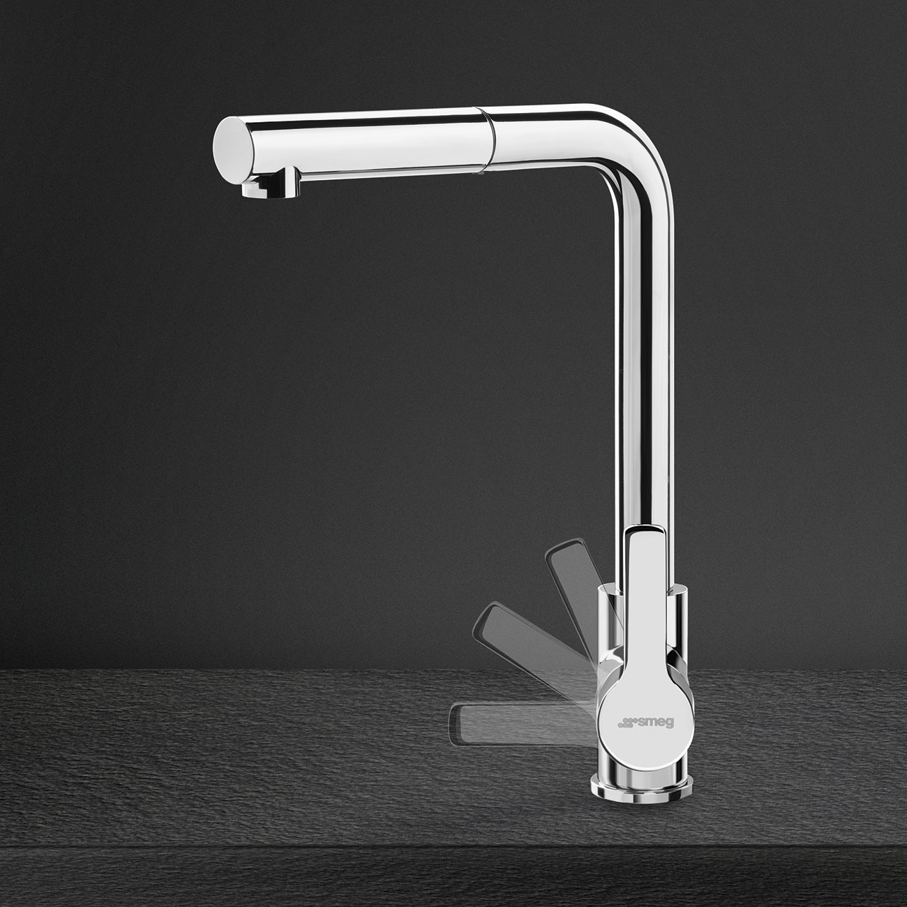 Single lever kitchen tap - Smeg_2