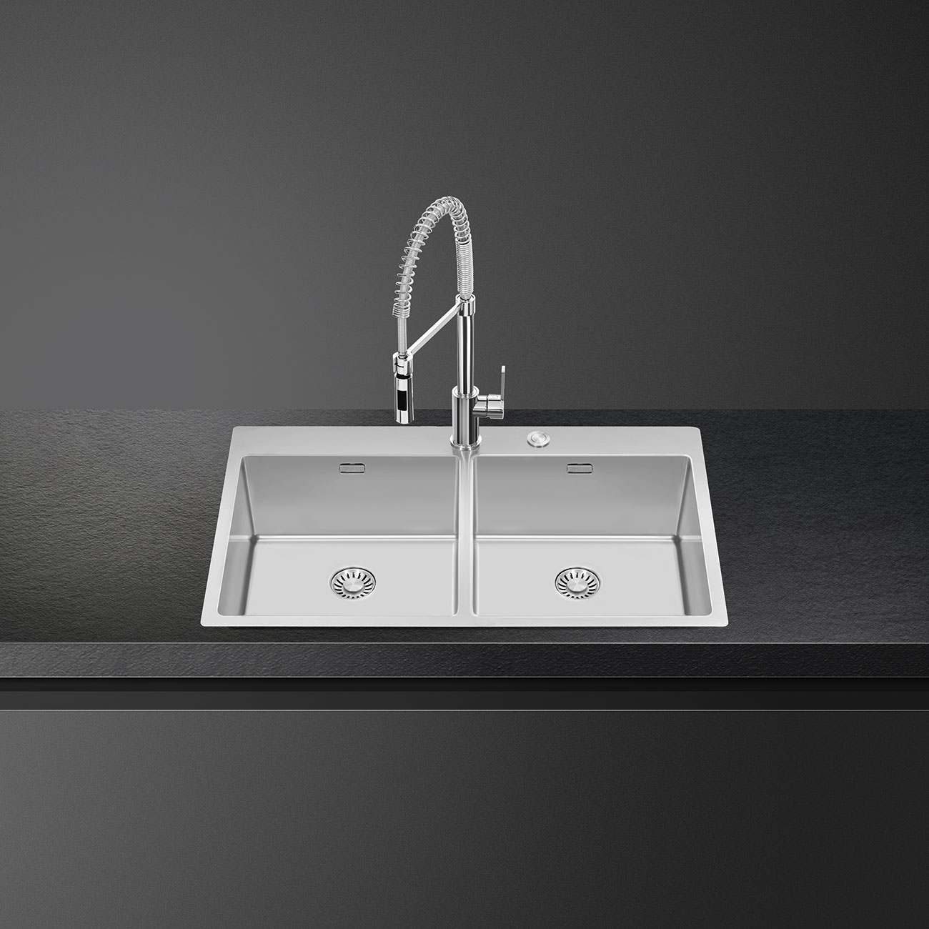 Semi-professional single lever kitchen tap - Smeg_3