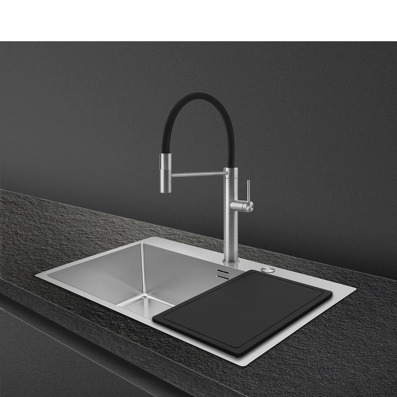 Semi-professional single lever kitchen tap - Smeg_3