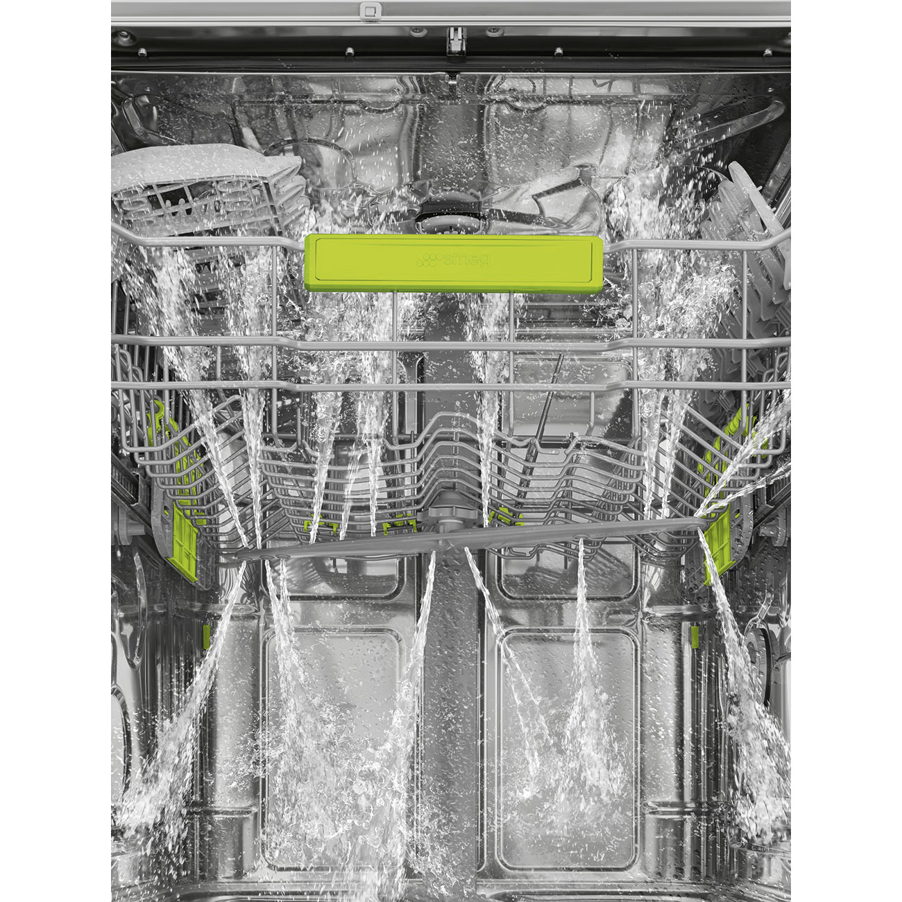 Partially-integrated built-in dishwasher 60 cm Smeg_8