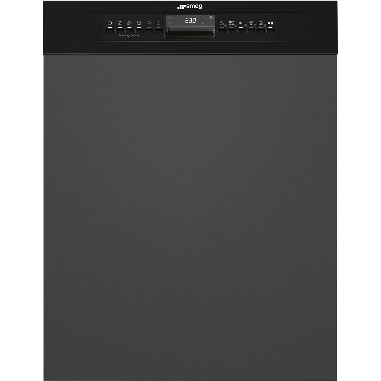 Partially-integrated built-in dishwasher 60 cm Smeg_1