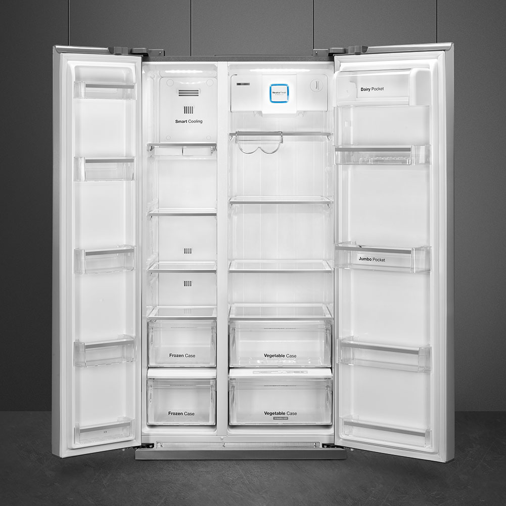 Side-by-side Free standing refrigerator - Smeg_2