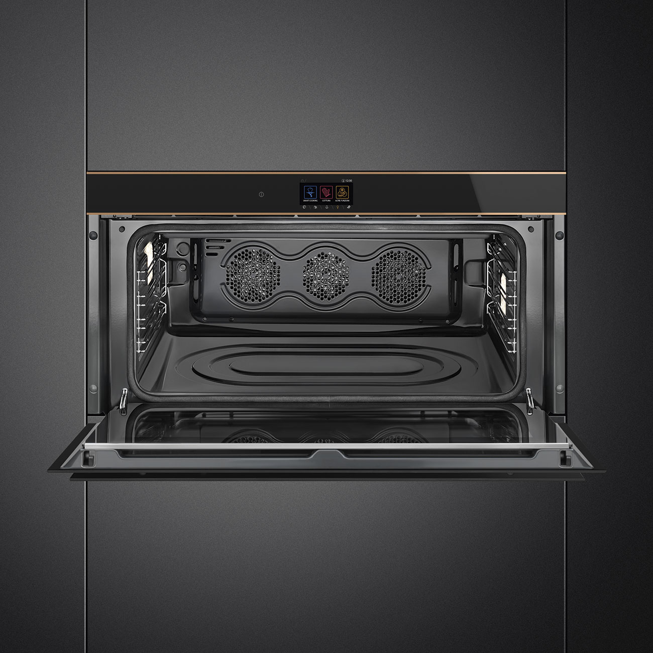 Oven Thermo-ventilated Reduced height 90cm Smeg_4