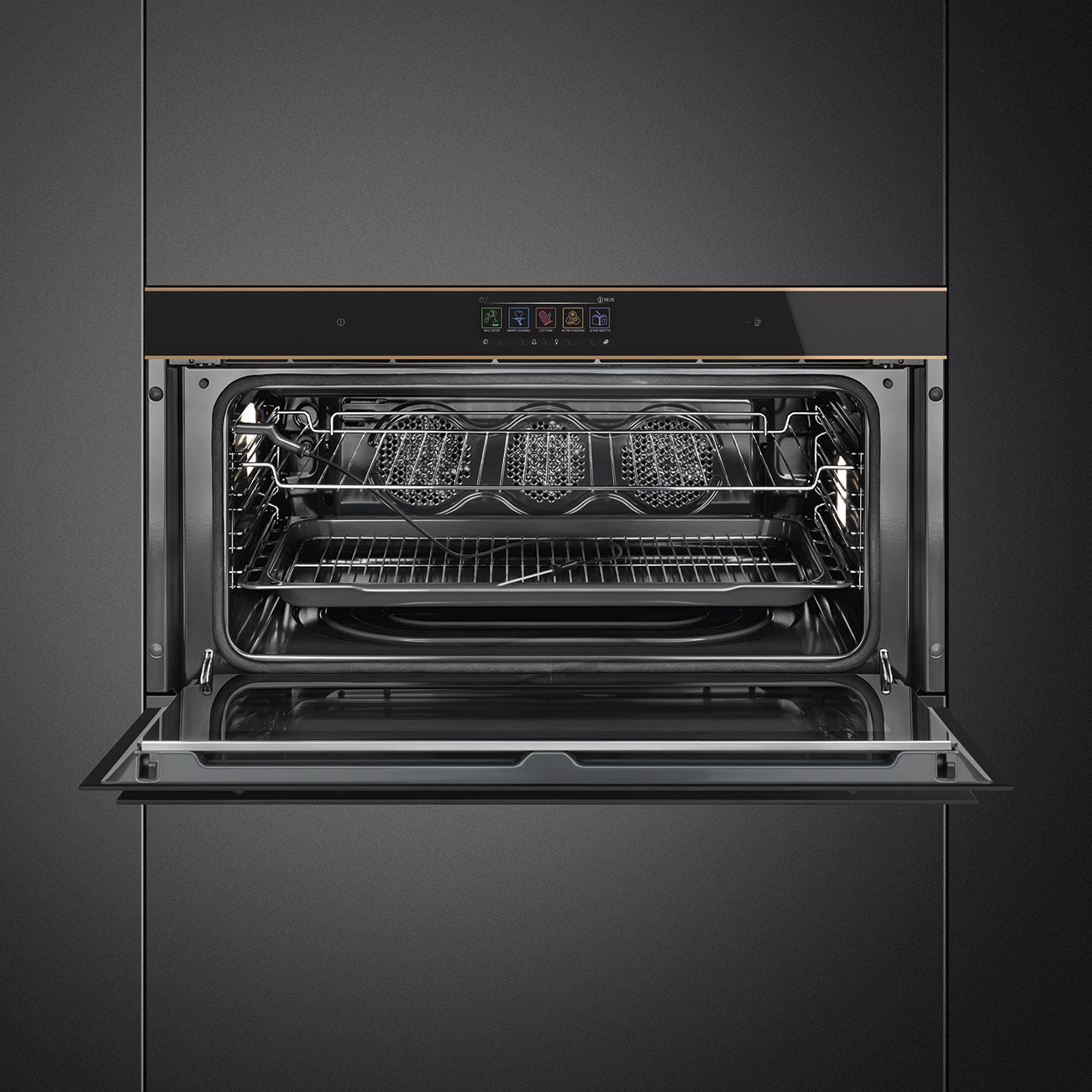 Wi-Fi Thermo-ventilated Oven Reduced height 90cm Smeg_2