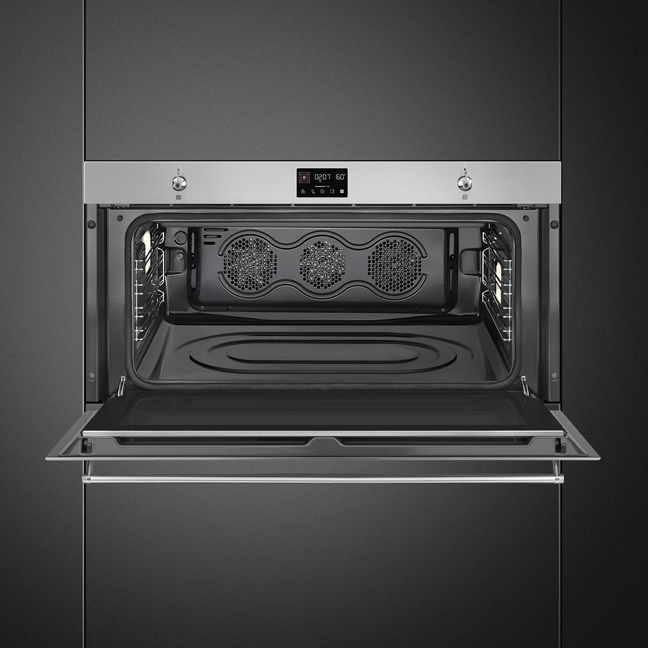 Oven Thermo-ventilated Reduced height 90cm Smeg_2