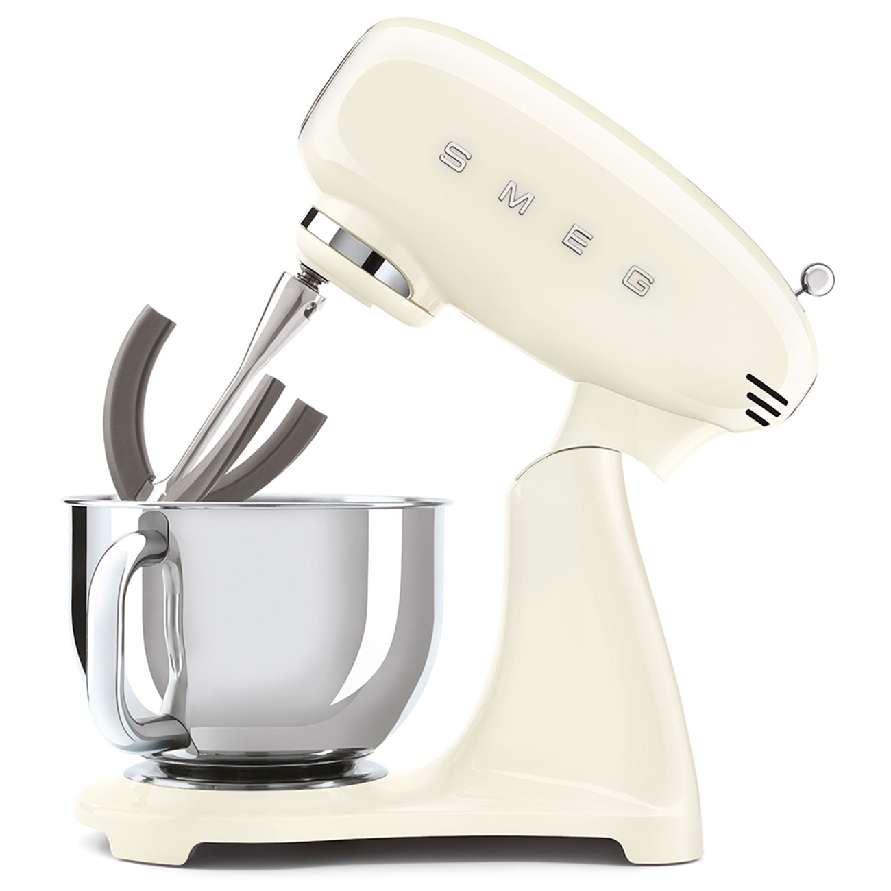 Cream Food Mixer with 4.8l stainless steel bowl - SMF03CRUK_4