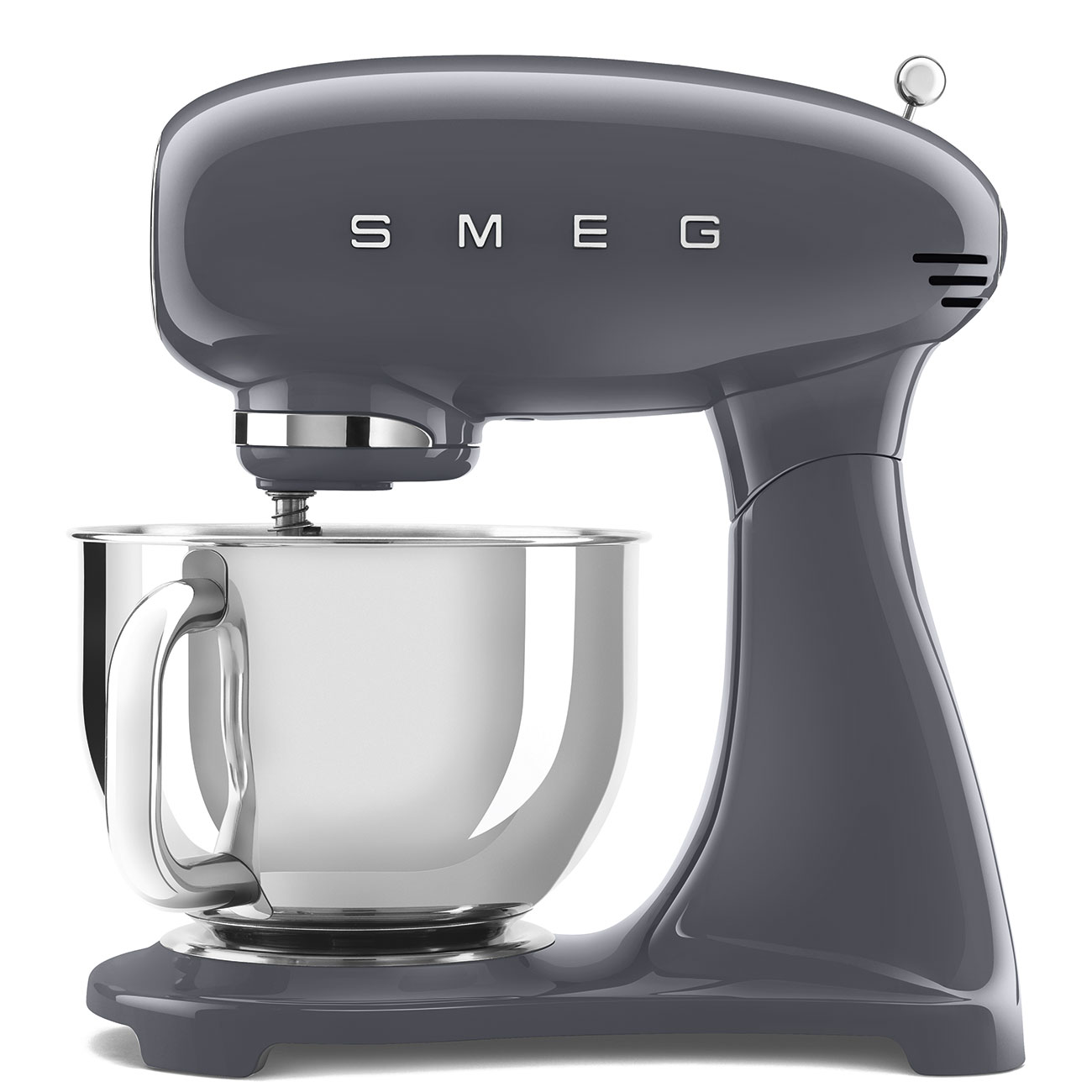 Smeg | Ensfarvede køkkenmaskine Slate Grey - SMF03GREU_1