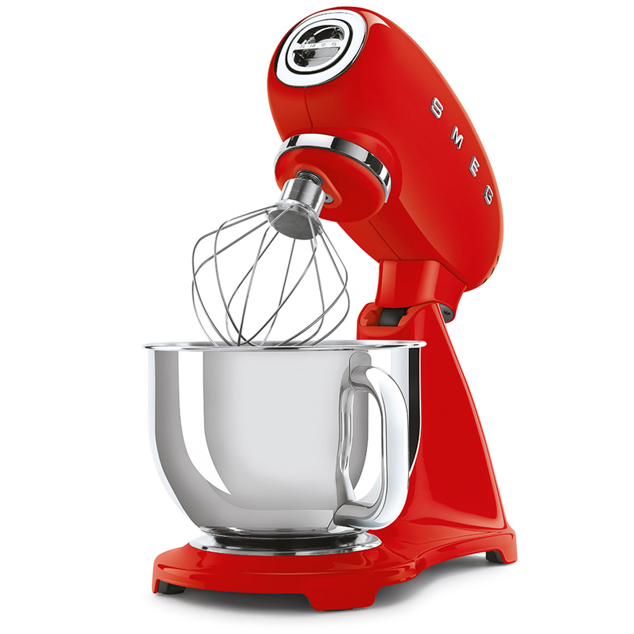 Red Food Mixer with 4.8l stainless steel bowl - SMF03RDUK_2