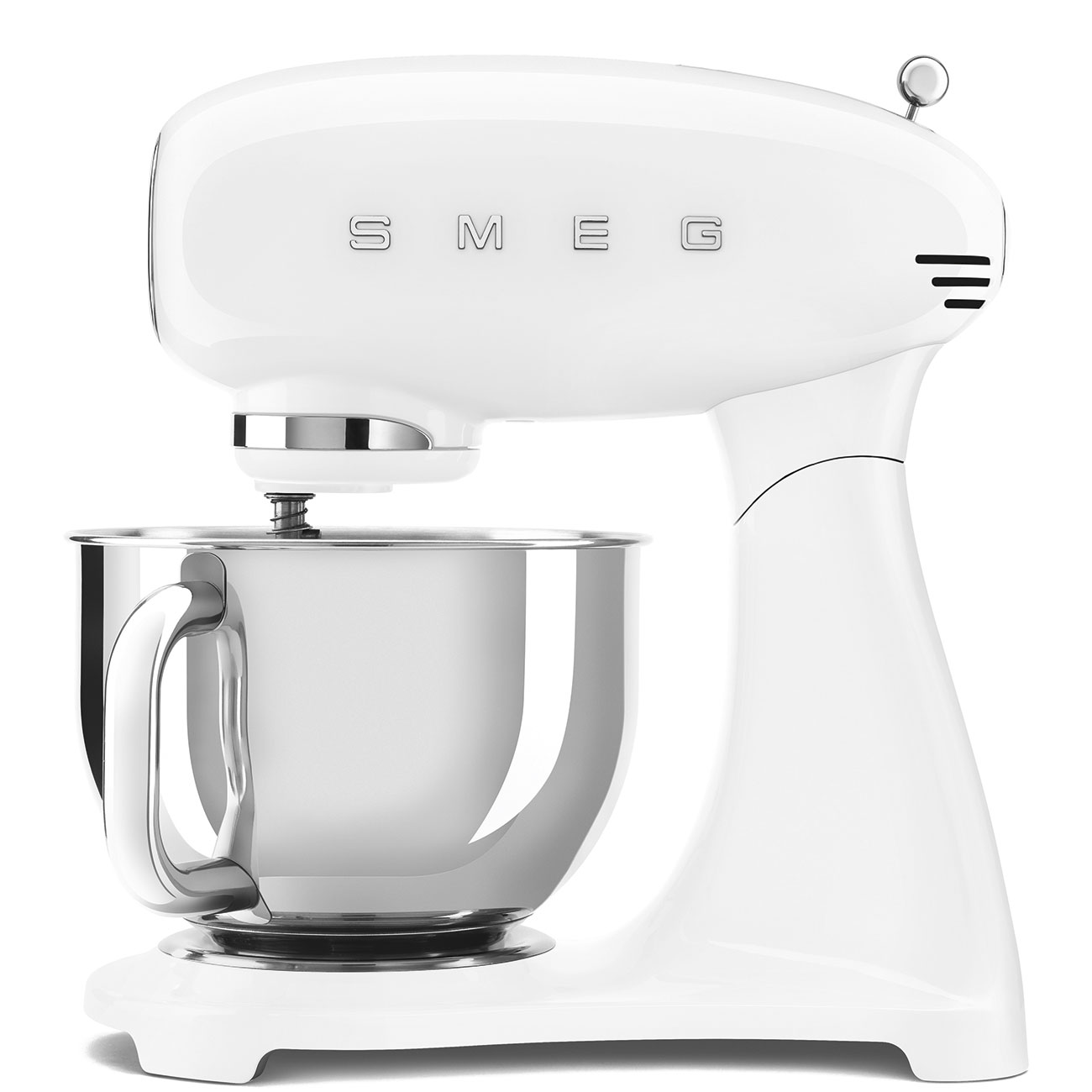 White Food Mixer with 4.8l stainless steel bowl - SMF03WHUK_1
