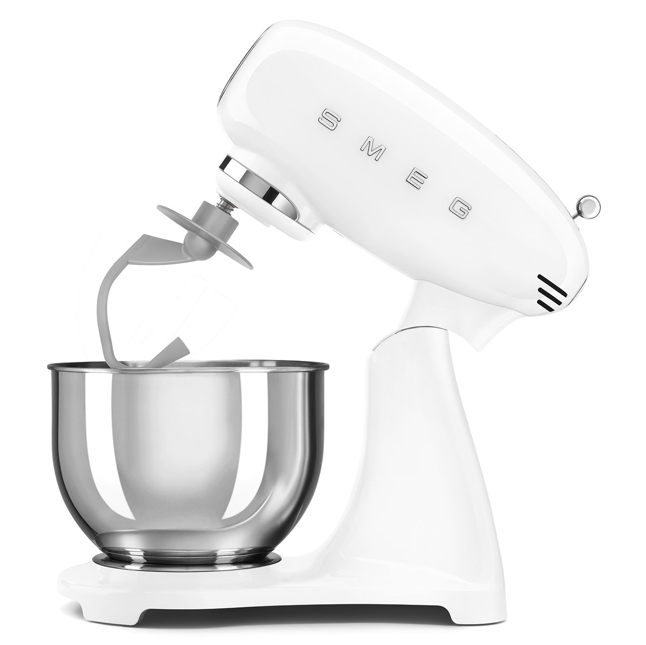 White Food Mixer with 4.8l stainless steel bowl - SMF03WHUK_3